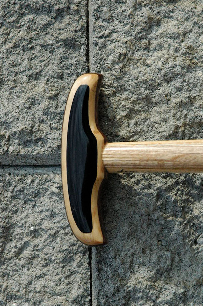 handcrafted canoe paddle